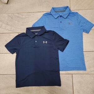 EUC Boys Under Armour Polo Shirts (2)